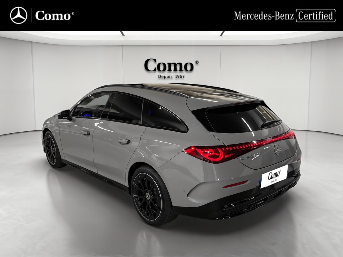 Mercedes-Benz CLA Shooting Brake 250+ avec technologie EQ AMG Line — 3/4 arrière gauche