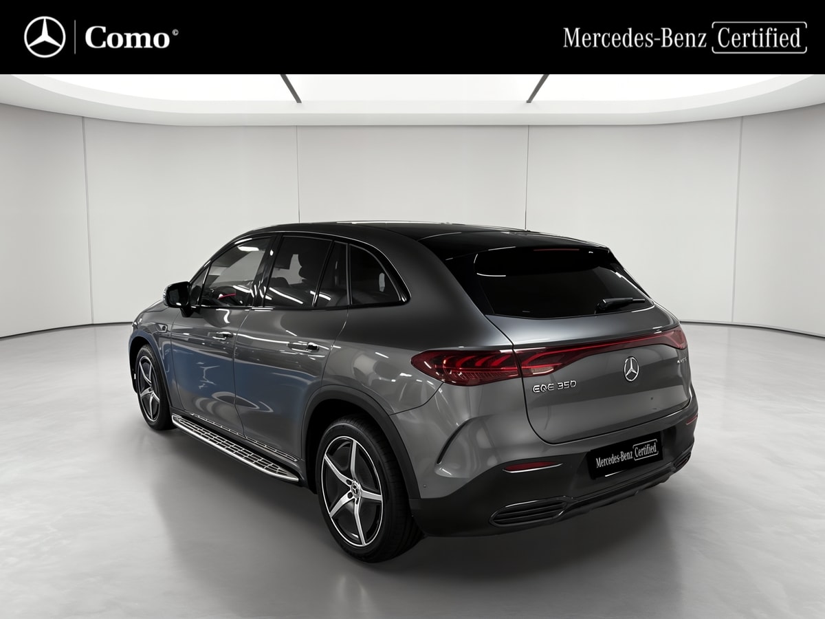 Mercedes-Benz EQE SUV 350 4MATIC AMG Line — 3/4 arrière gauche