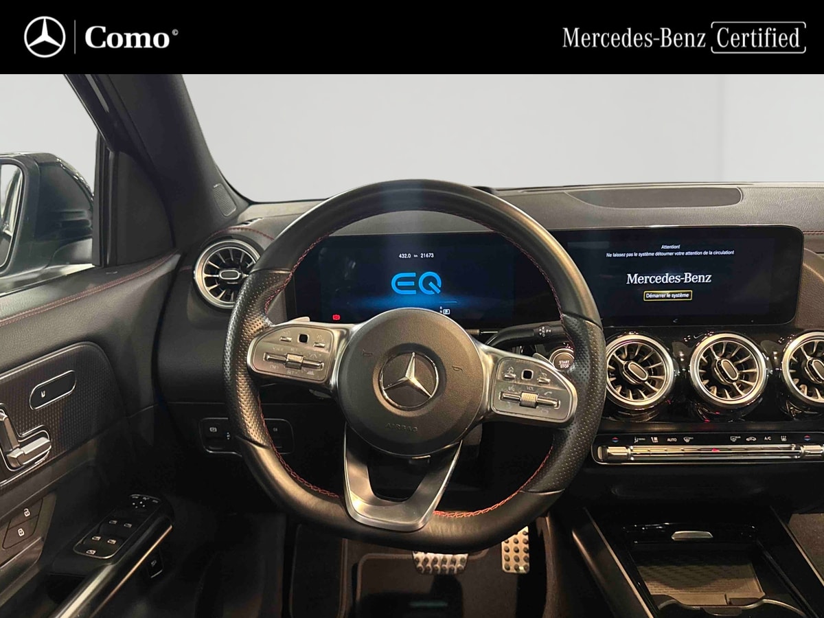 Mercedes-Benz EQA 350 4Matic AMG Line — Poste de pilotage