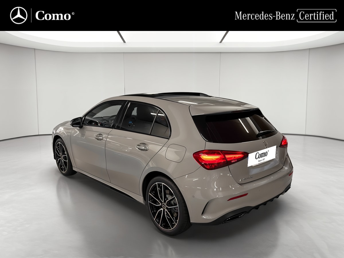 Mercedes-Benz Classe A 250 e Hybrid EQ AMG Line — 3/4 arrière gauche