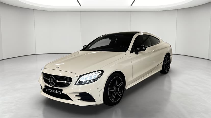 Mercedes-Benz Classe C Coupé 220 d 9G-Tronic AMG Line — 3/4 avant gauche