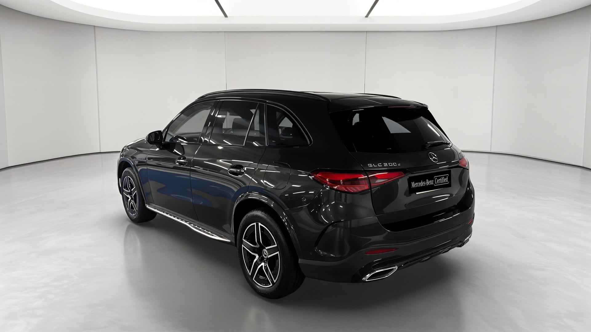 Mercedes-Benz GLC 300 e 9G-Tronic 4Matic AMG Line — 3/4 arrière gauche