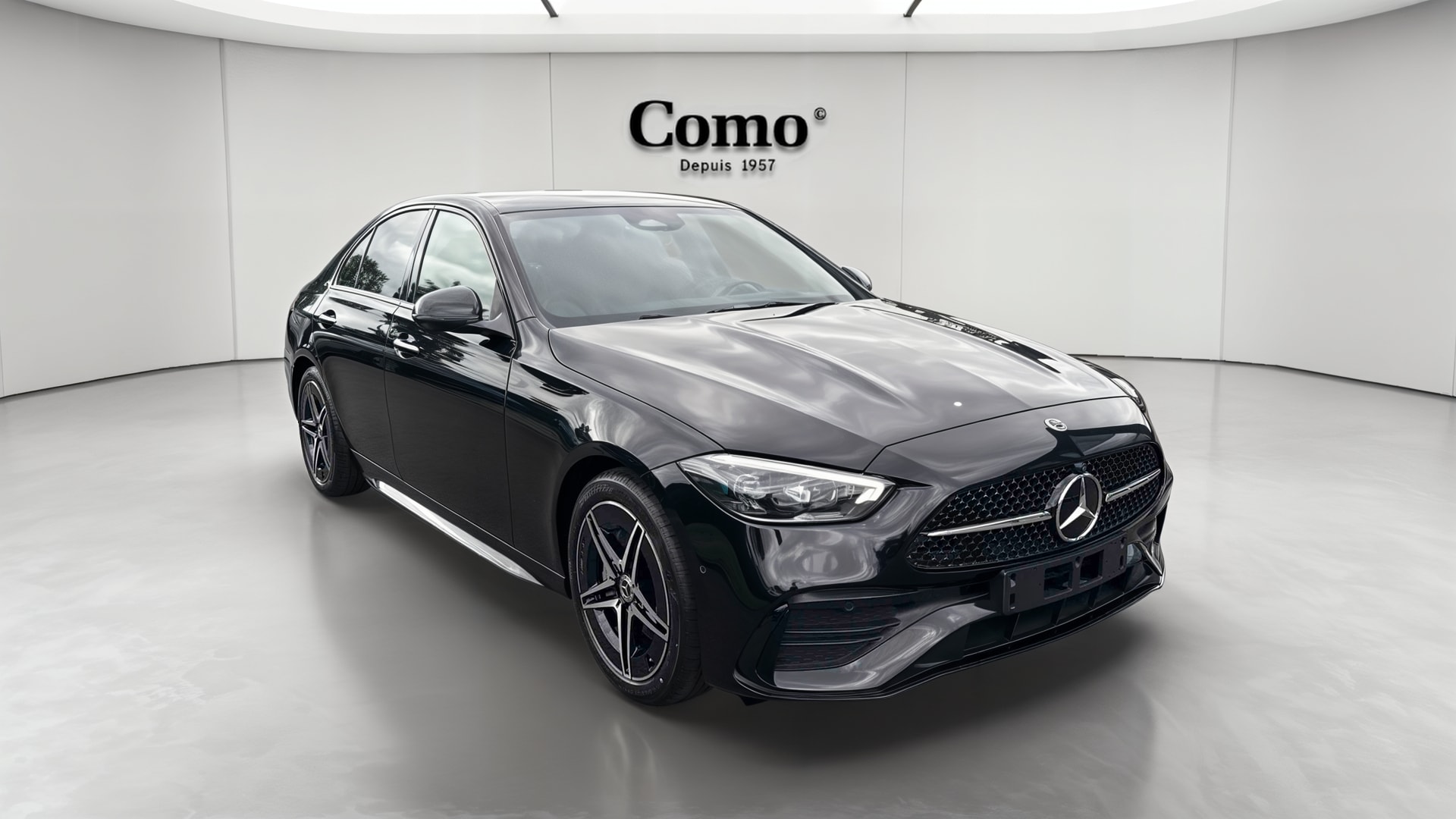 Mercedes-Benz Classe C 220 d 9G-Tronic AMG Line — 3/4 avant droit