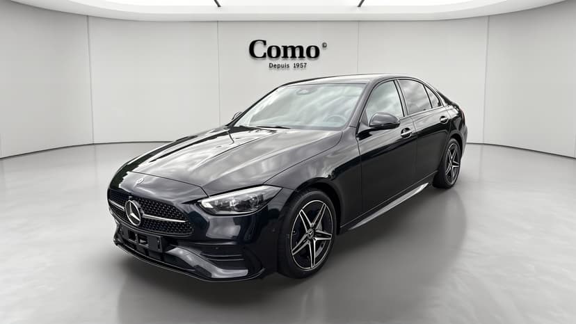 Mercedes-Benz Classe C 220 d 9G-Tronic AMG Line — 3/4 avant gauche