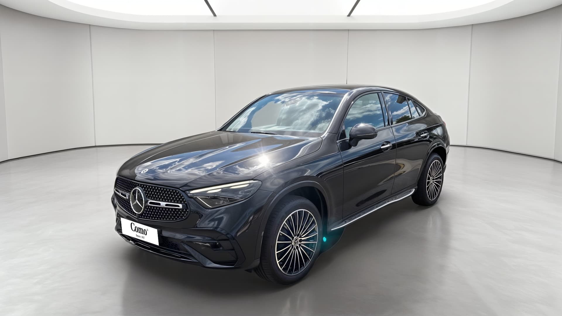 Mercedes-Benz GLC Coupe 300 e Hybrid EQ 4Matic AMG Line + — 3/4 avant gauche