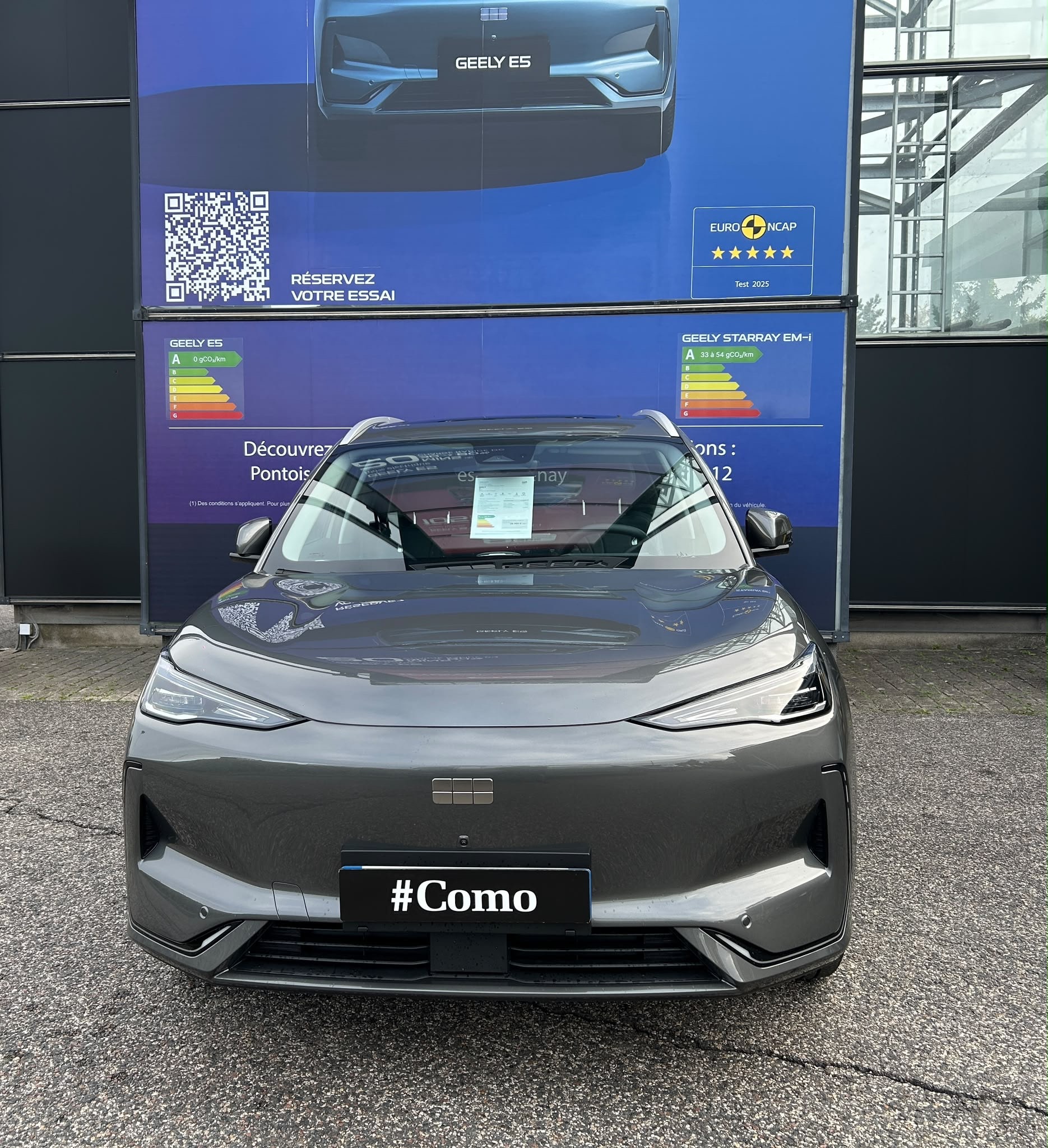 GEELY E5 Max+ — Face avant