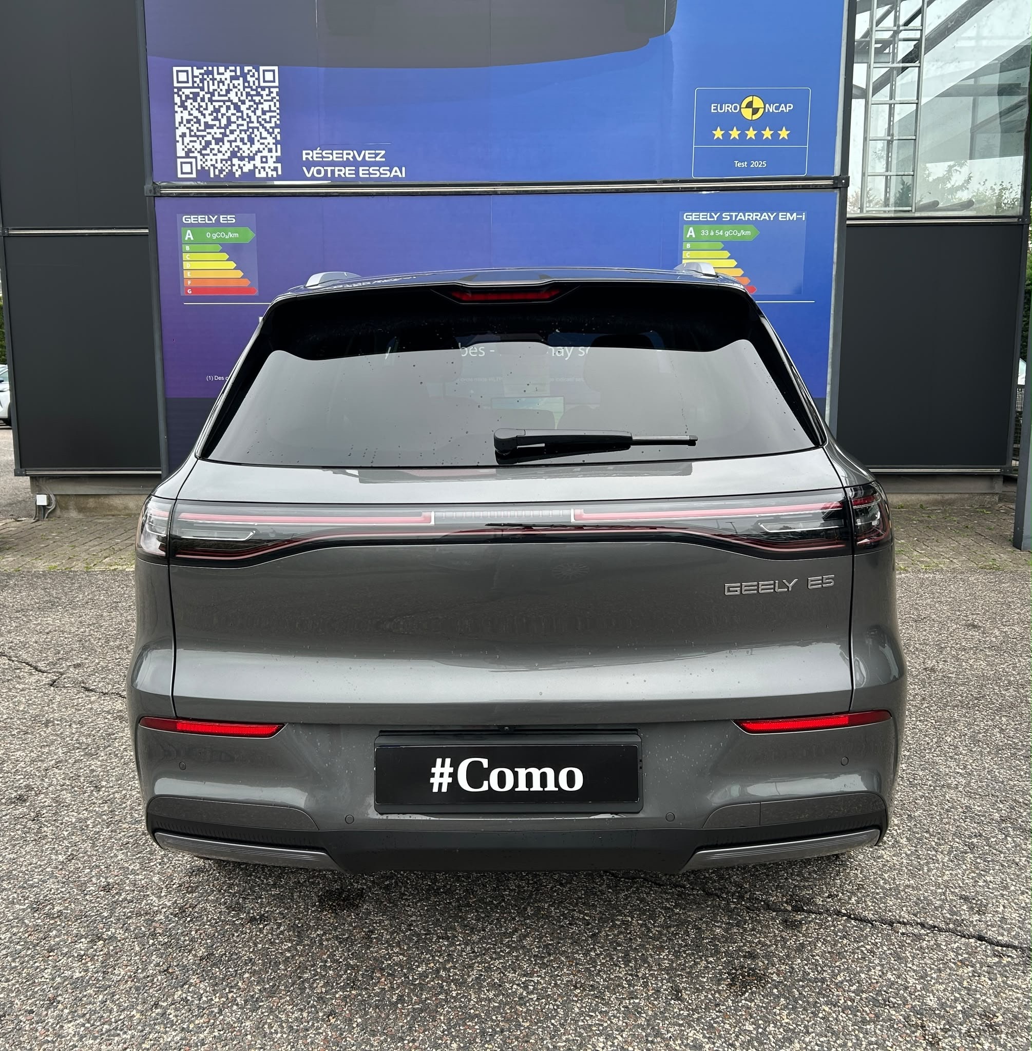 GEELY E5 Max+ — Face arrière