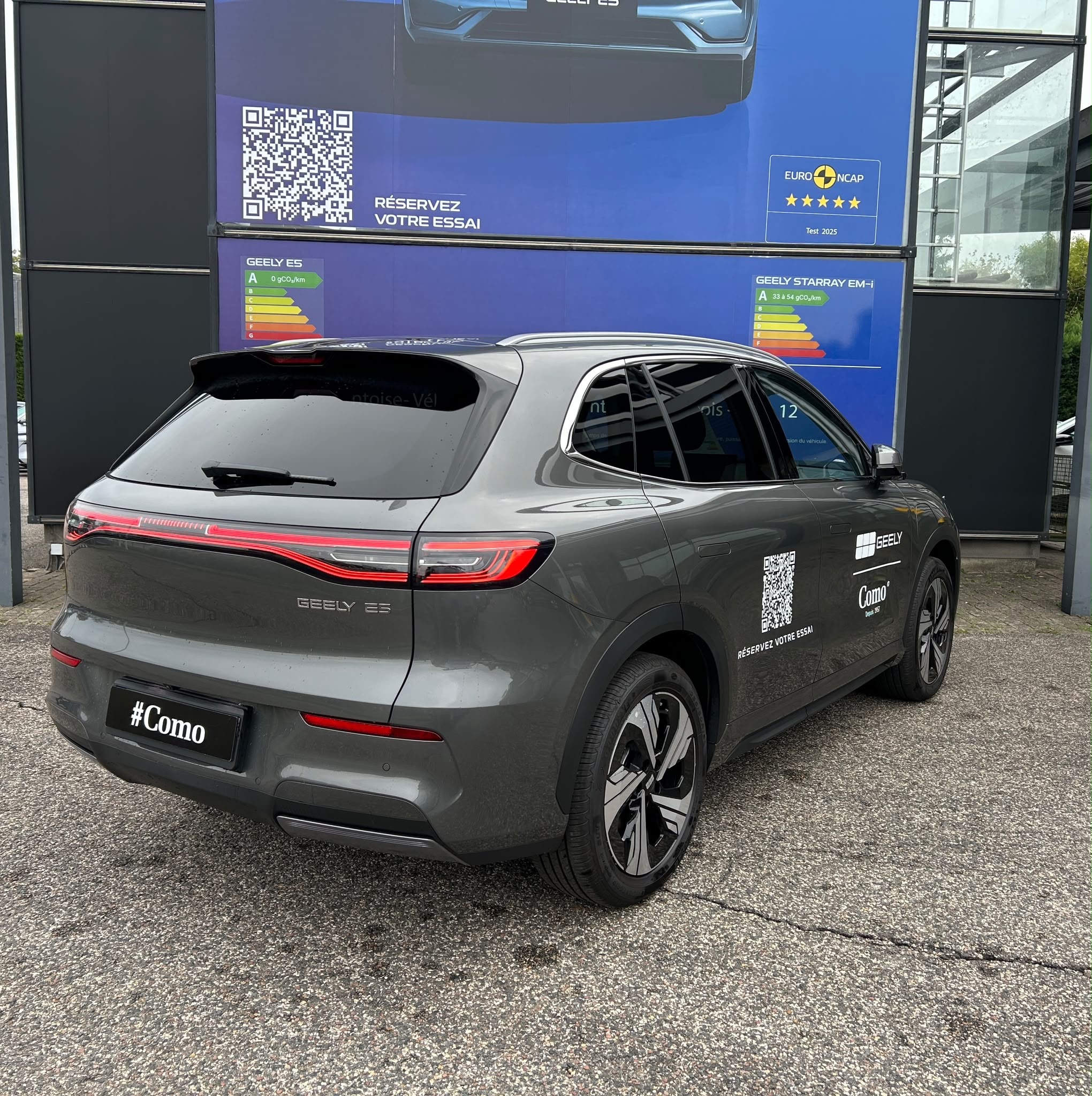 GEELY E5 Max+ — 3/4 arrière droit