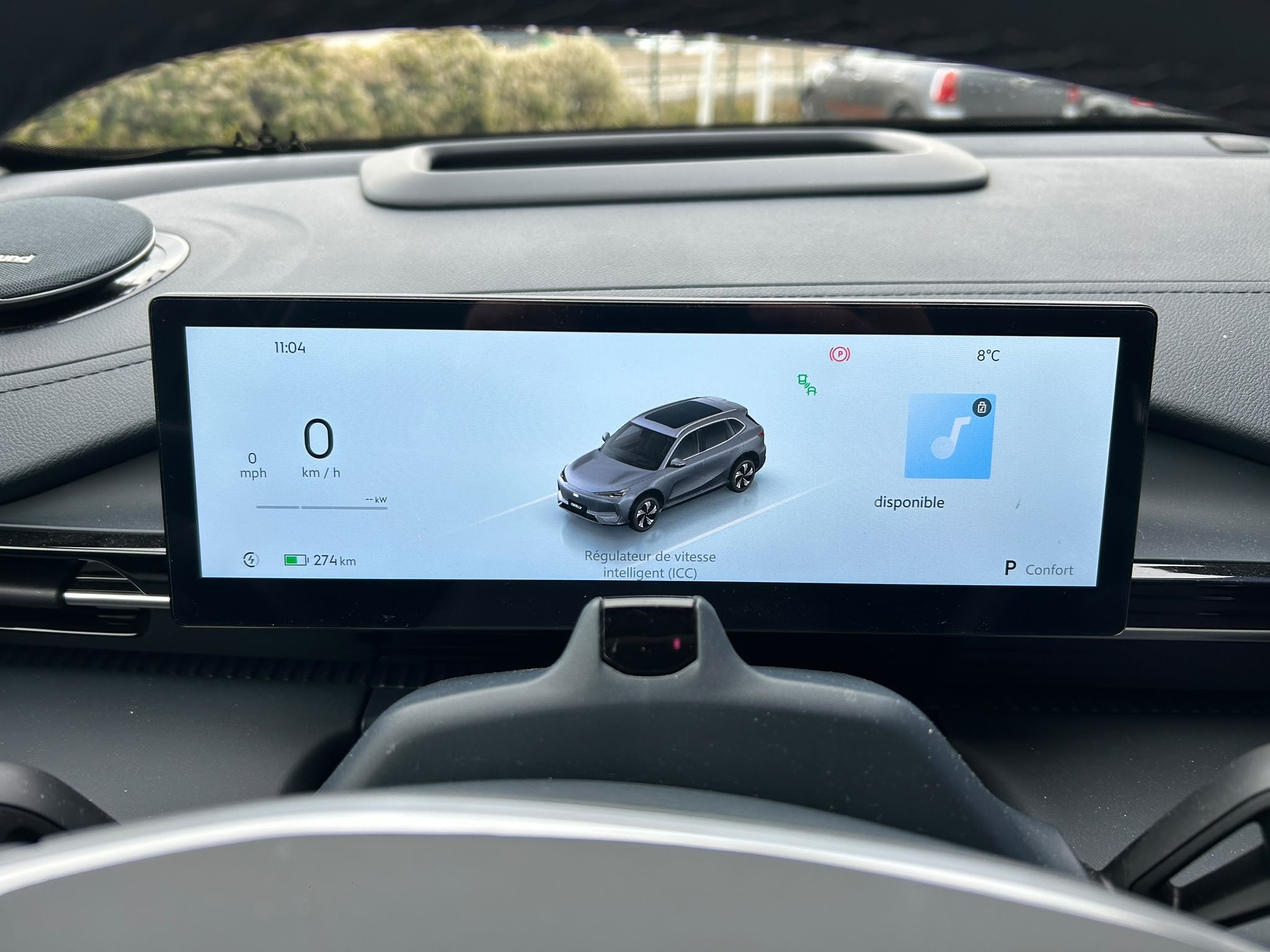 GEELY E5 Max+ — Bloc compteur