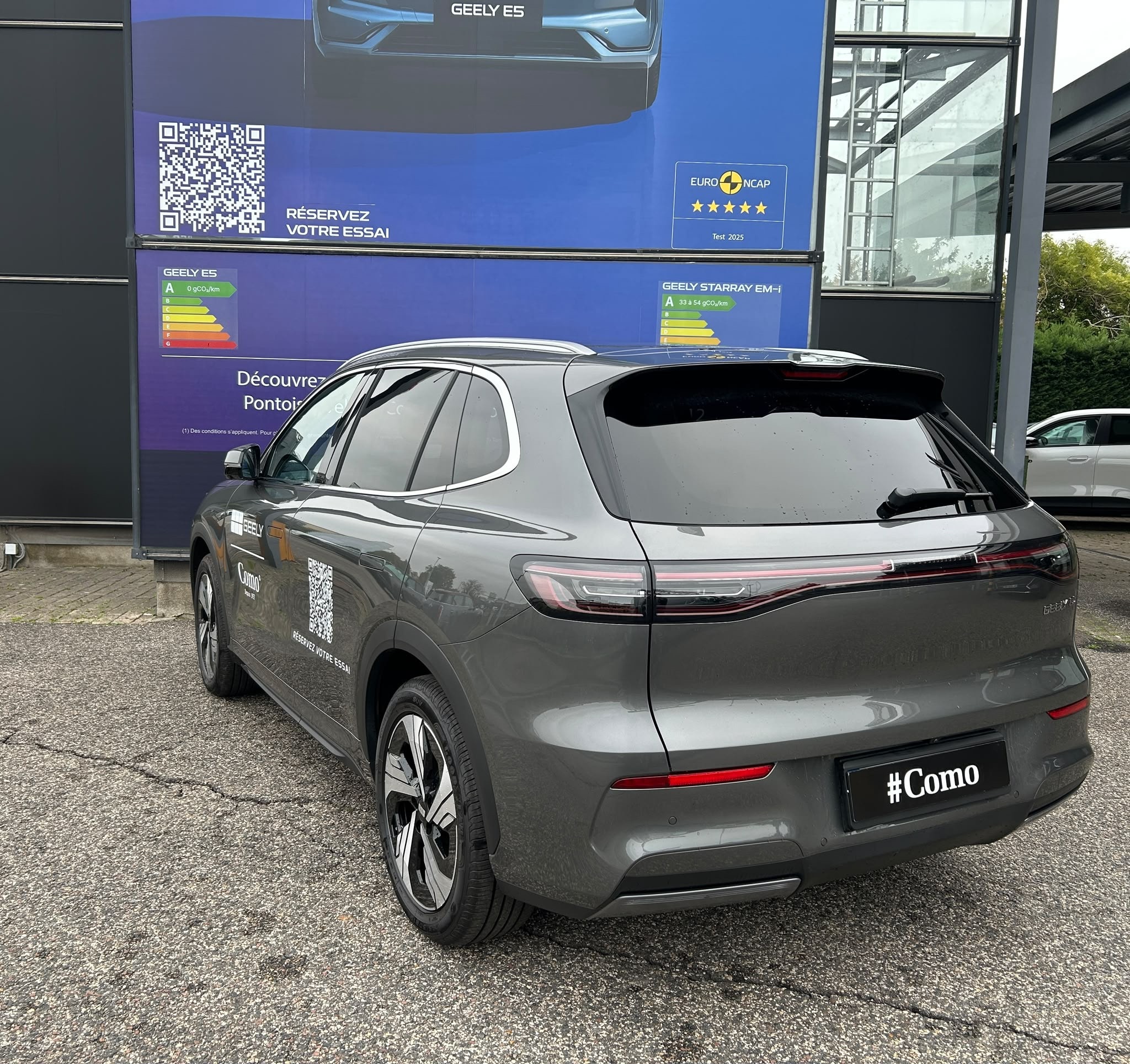 GEELY E5 Max+ — 3/4 arrière gauche