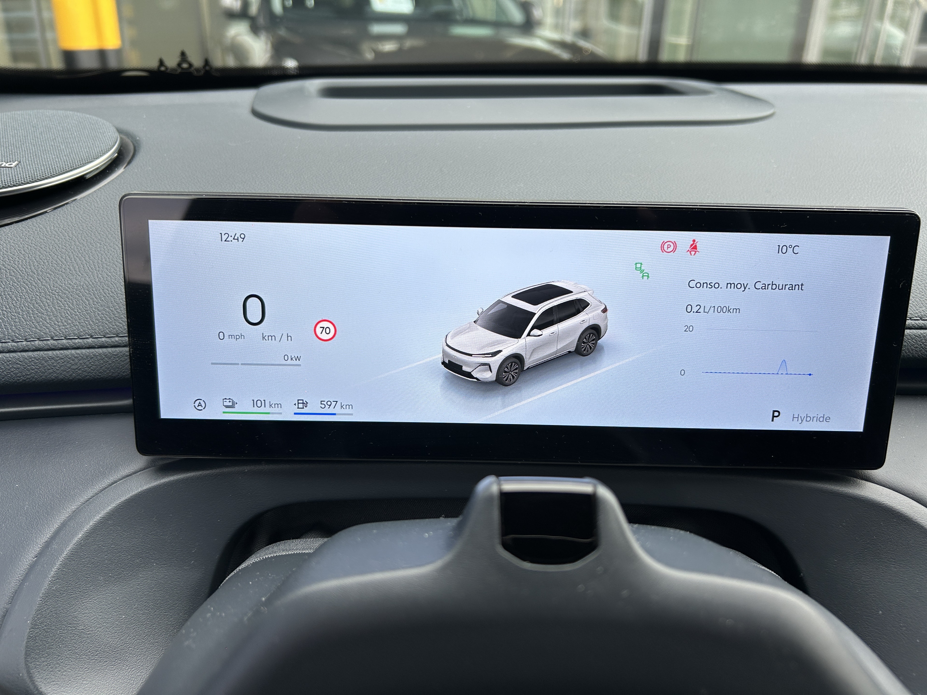 GEELY Starray EM-i Max+ — Bloc compteur