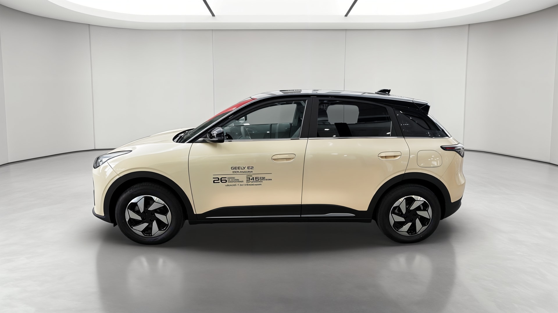 Geely E2 Max+ — Profil gauche