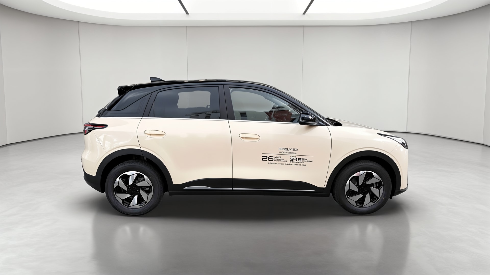 Geely E2 Max+ — Profil droit
