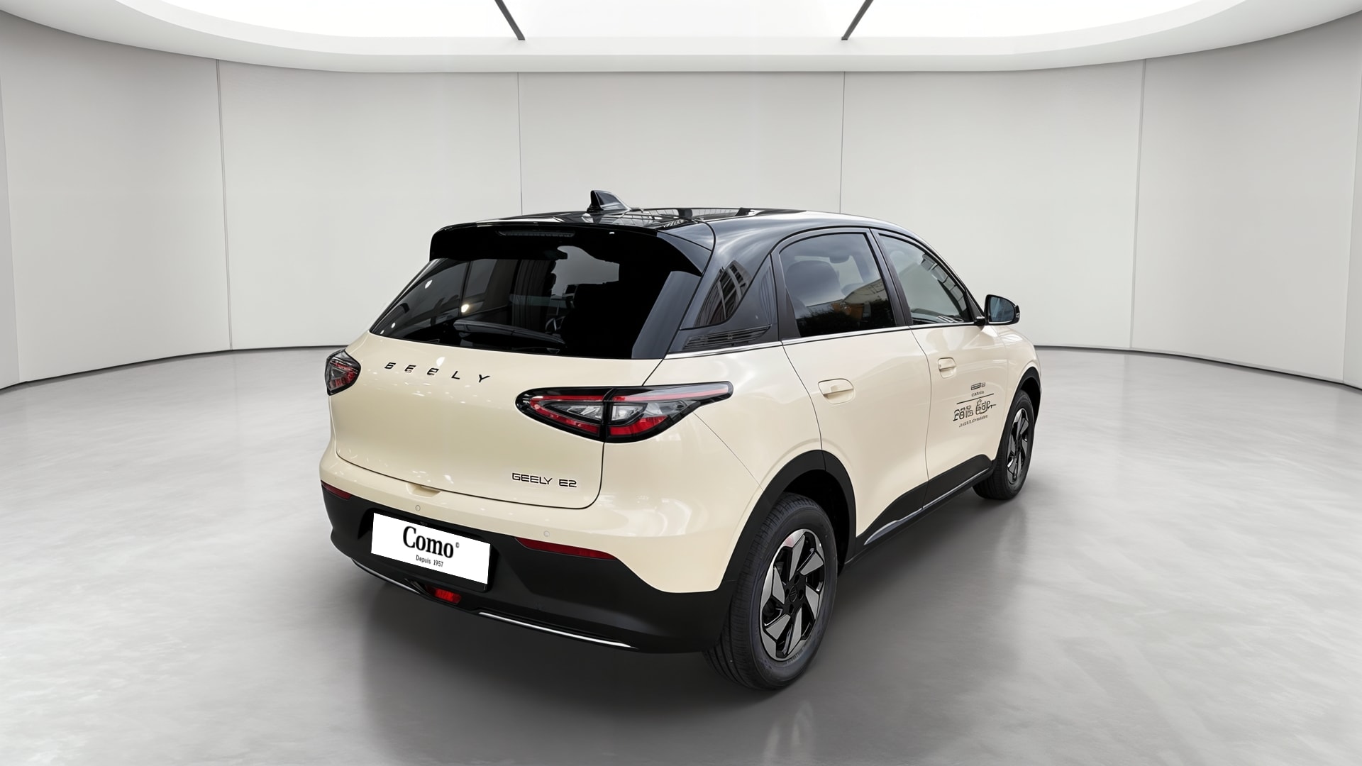 Geely E2 Max+ — 3/4 arrière droit