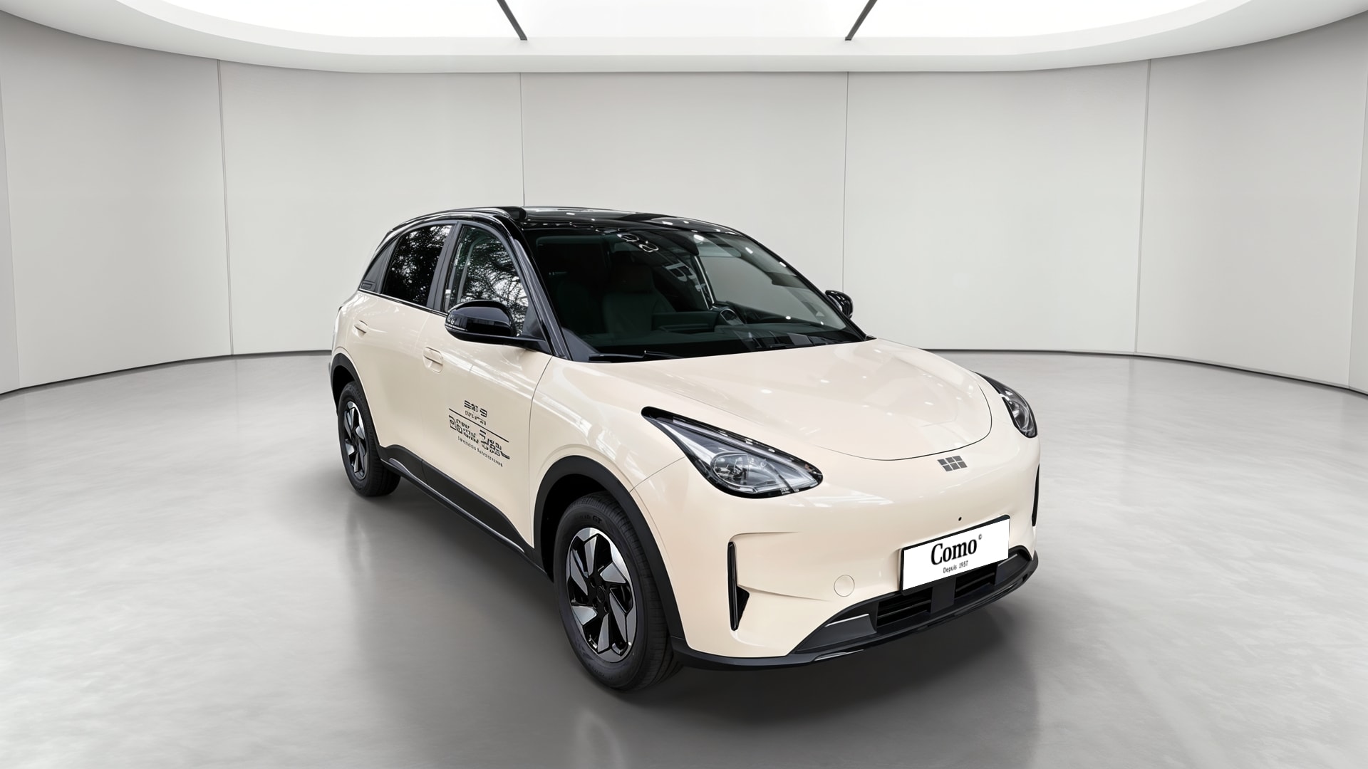 Geely E2 Max+ — 3/4 avant droit