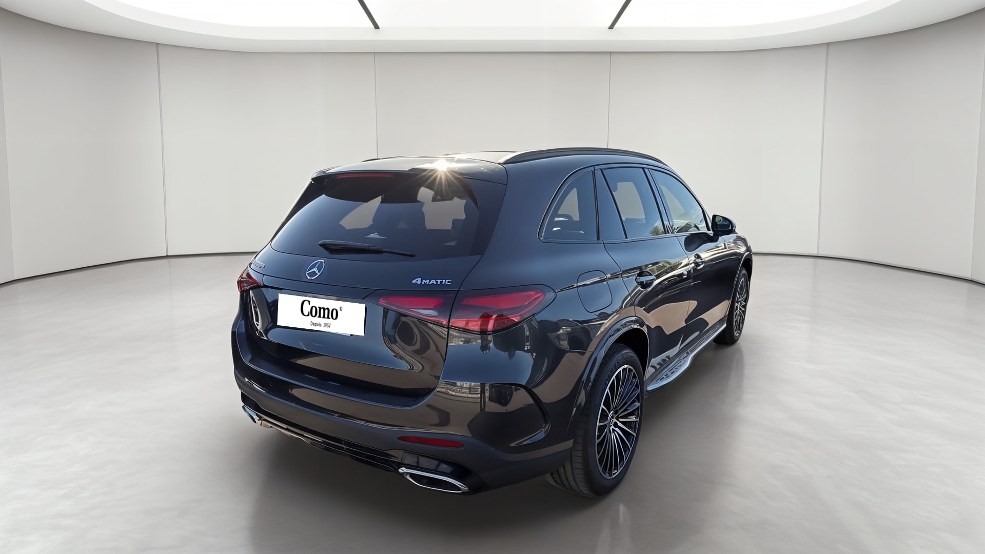 Mercedes-Benz GLC 300 e Hybrid EQ 4Matic AMG Line + — 3/4 arrière droit