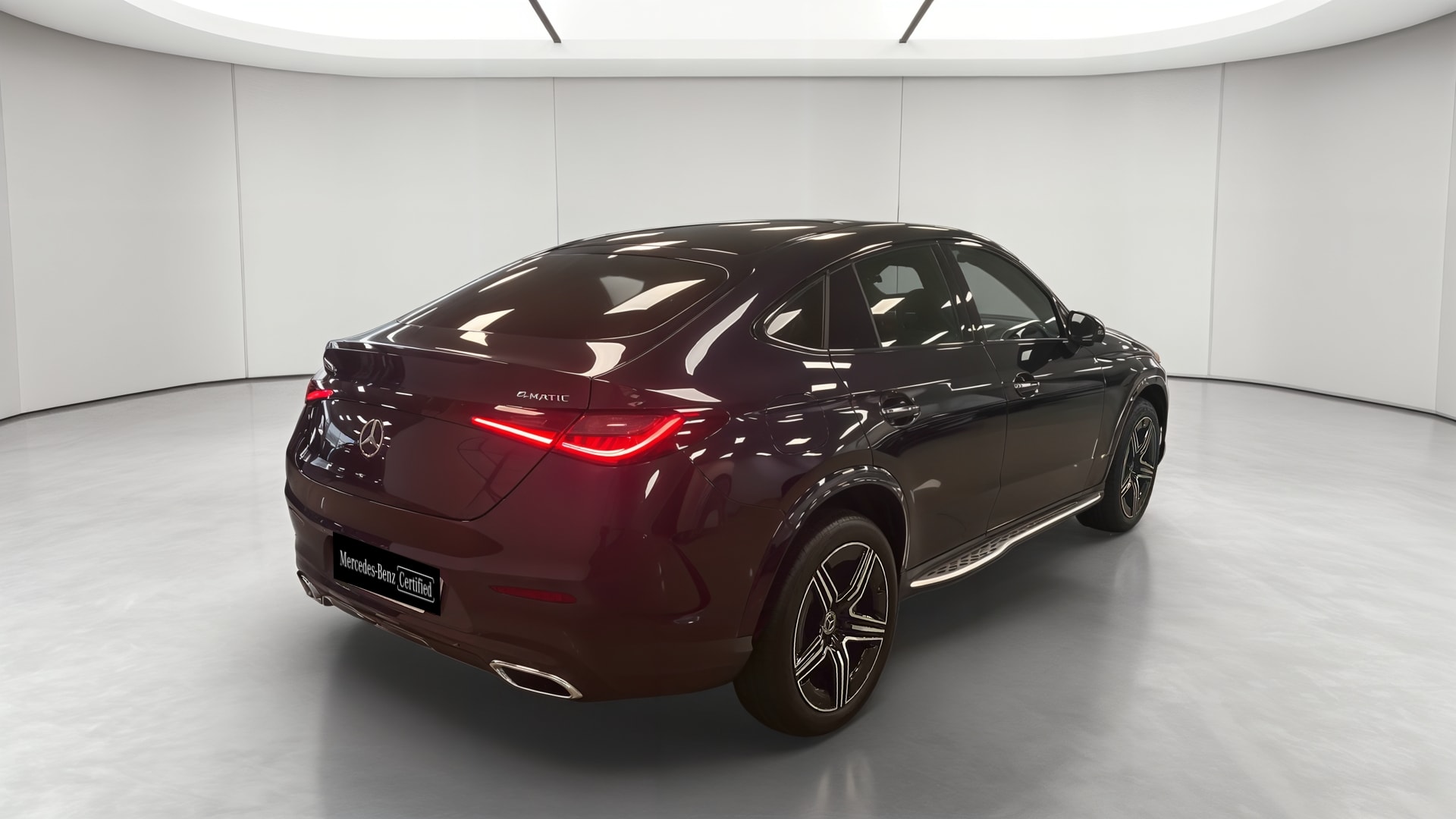 Mercedes-Benz GLC Coupe 300 e 9G-Tronic 4Matic AMG Line — 3/4 arrière droit