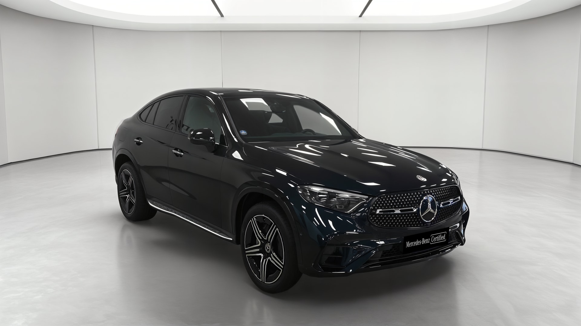 Mercedes-Benz GLC Coupe 300 e 9G-Tronic 4Matic AMG Line — 3/4 avant droit