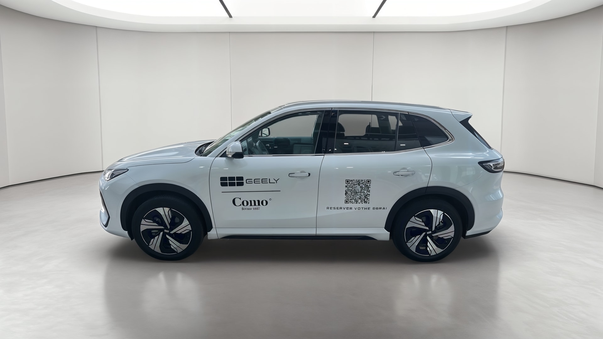 Geely E5 Max+ — Profil gauche