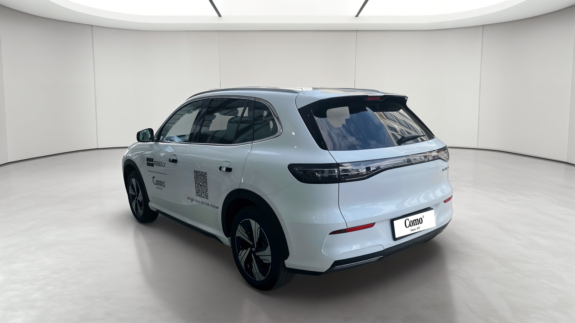 Geely E5 Max+ — 3/4 arrière gauche