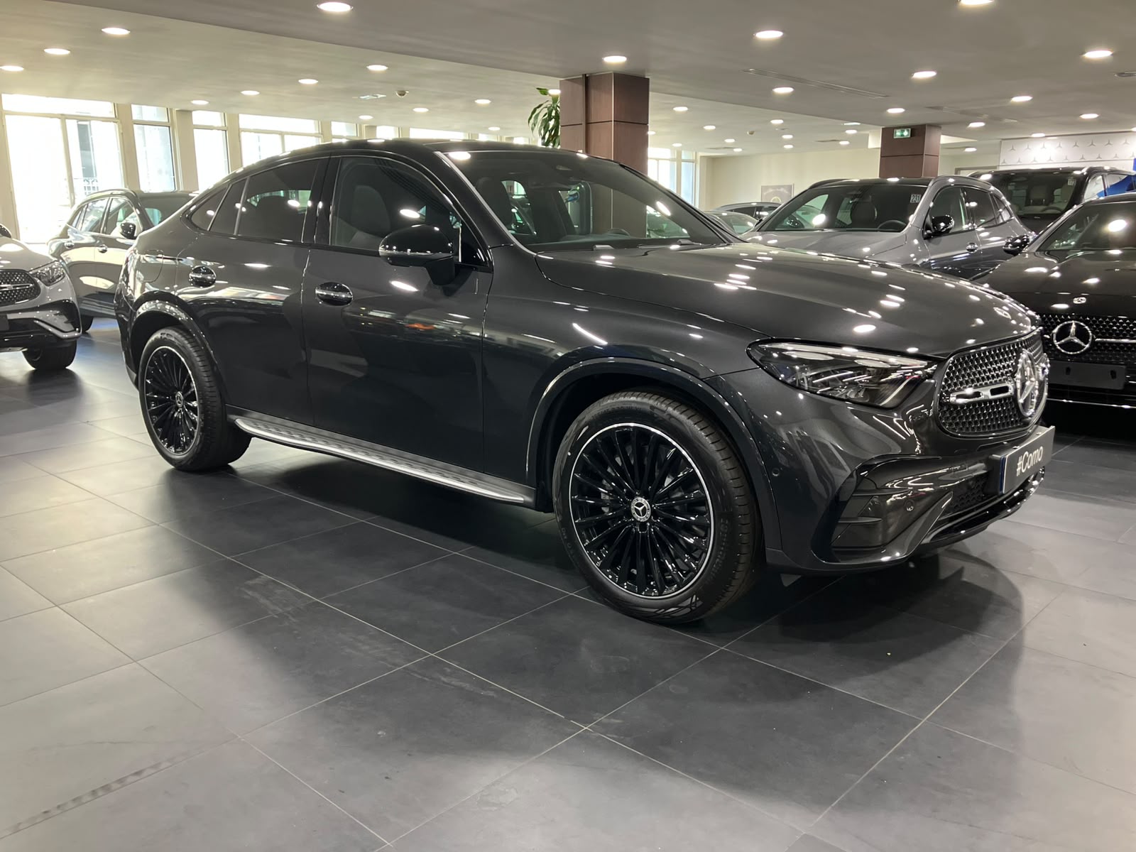 Mercedes-Benz GLC Coupe 220 d 4Matic AMG Line + — Profil droit