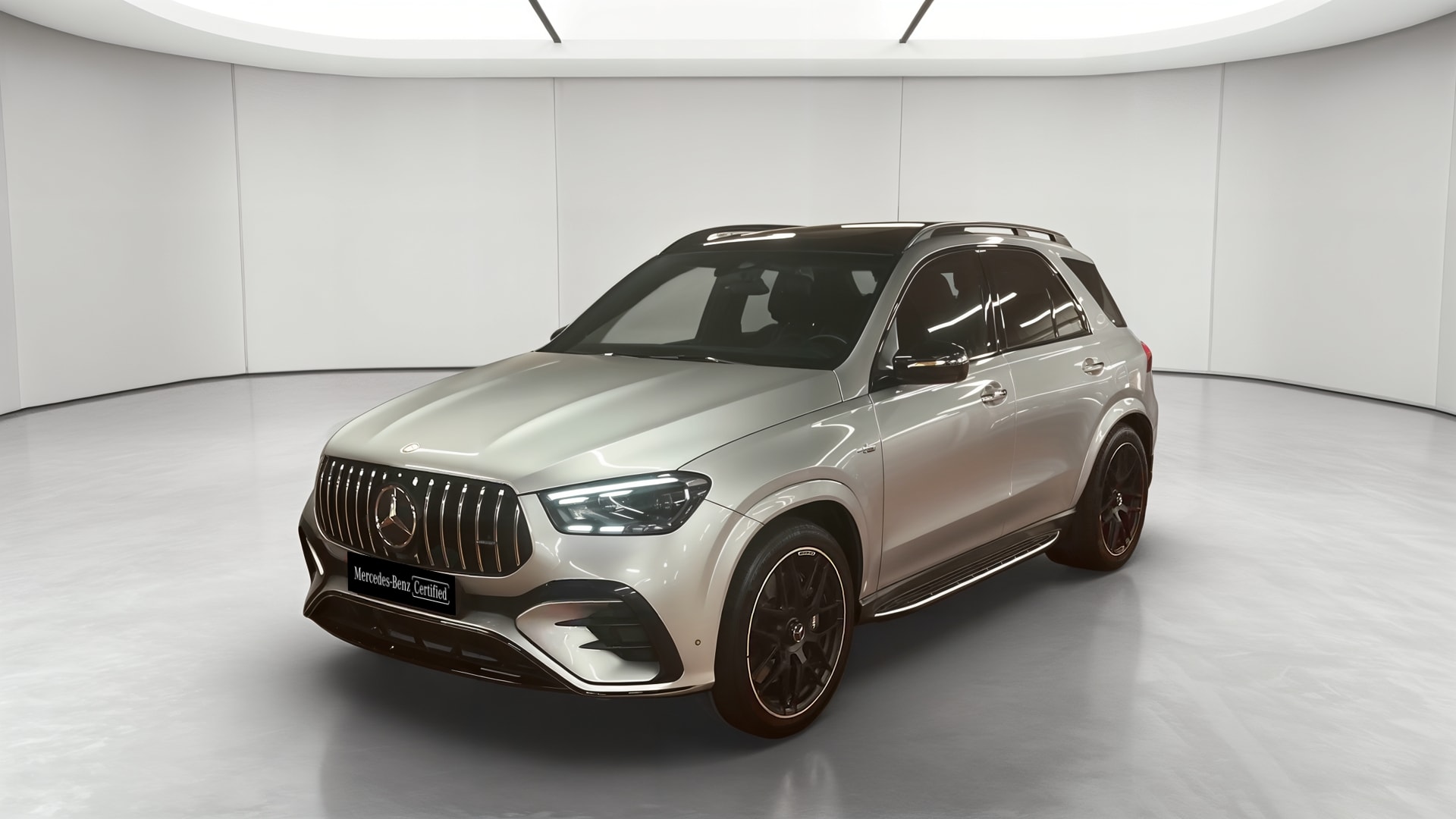 Mercedes-Benz GLE 53 Hybride AMG 9G-SPEEDSHIFT AMG 4Matic+ — 3/4 avant gauche