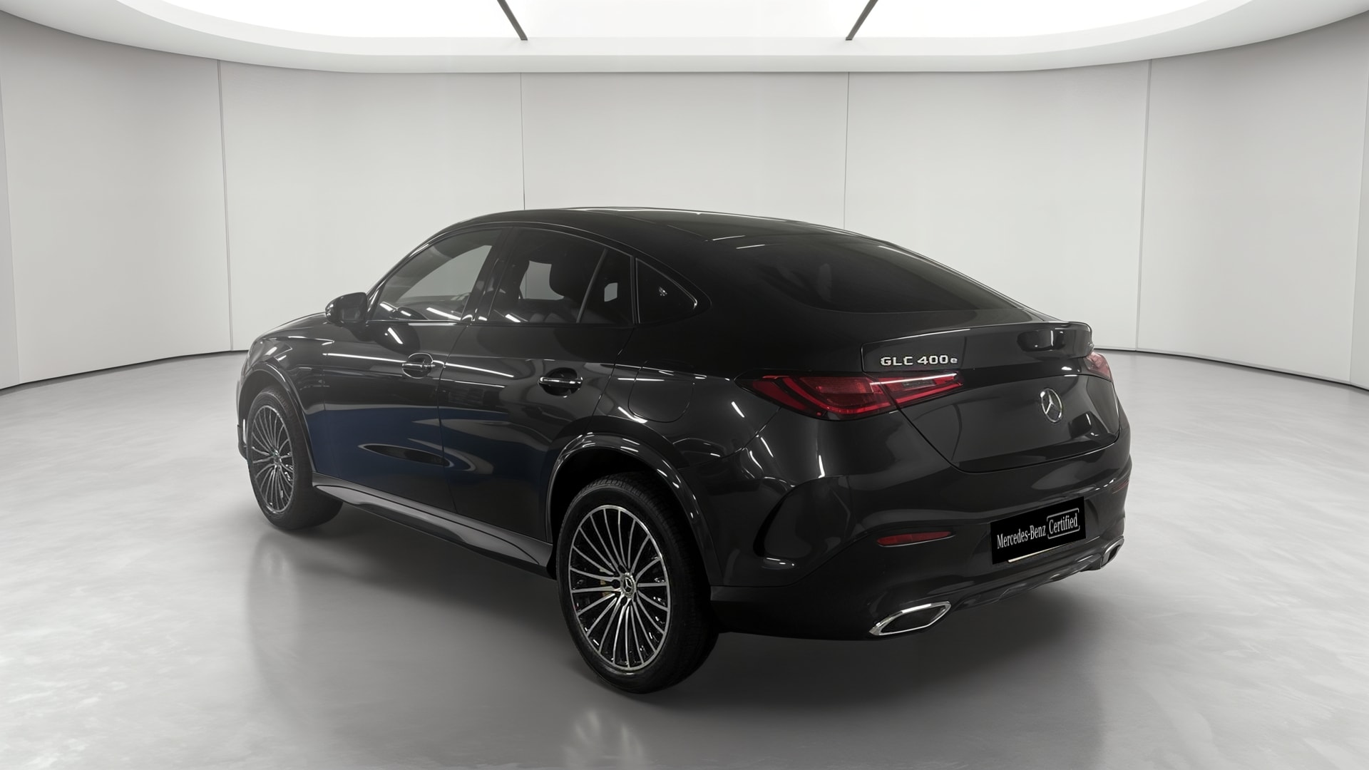Mercedes-Benz GLC Coupe 400 e 9G-Tronic 4Matic AMG Line — 3/4 arrière gauche