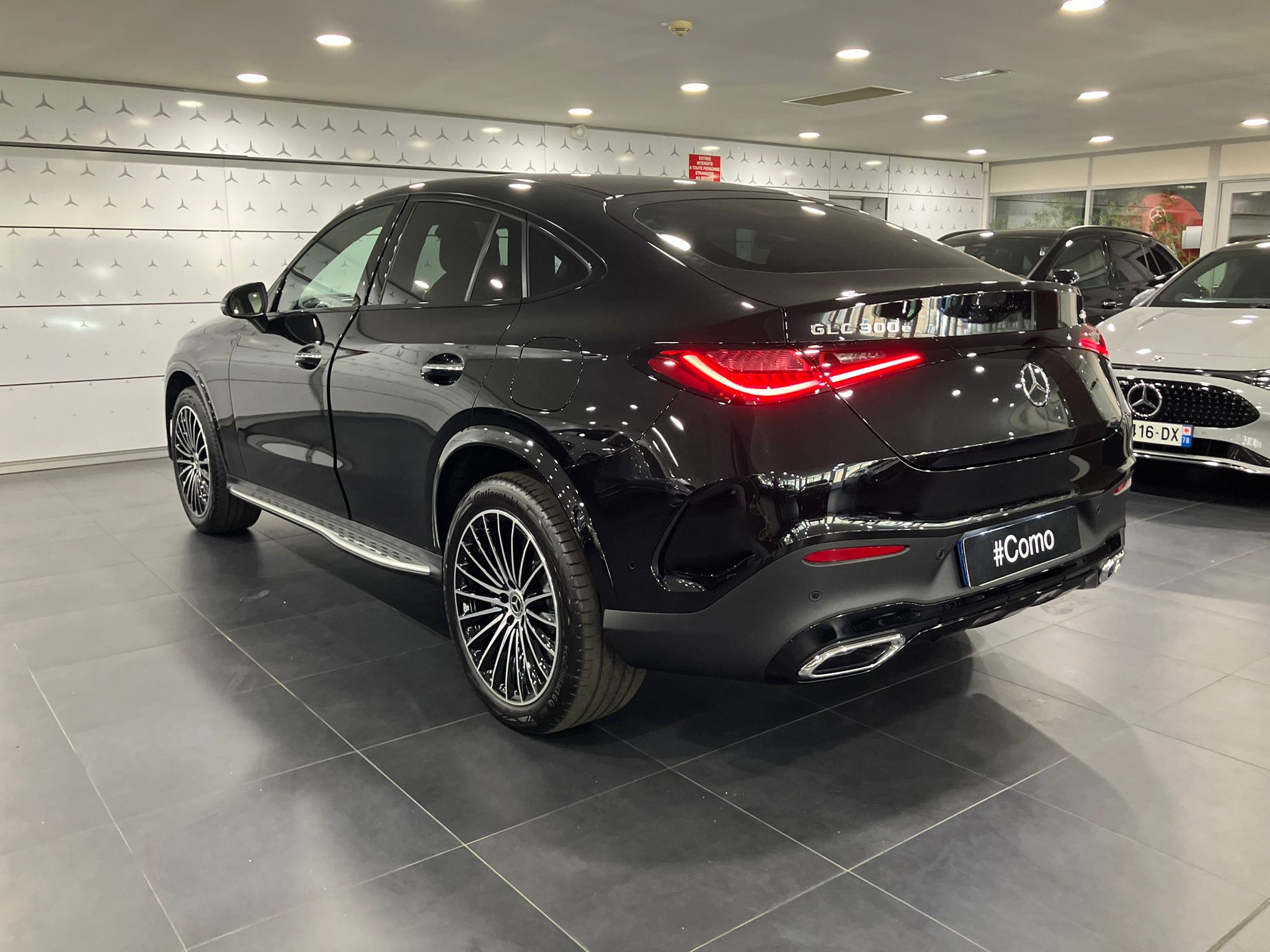 Mercedes-Benz GLC Coupe 300 e Hybrid EQ 4Matic AMG Line + — 3/4 arrière gauche