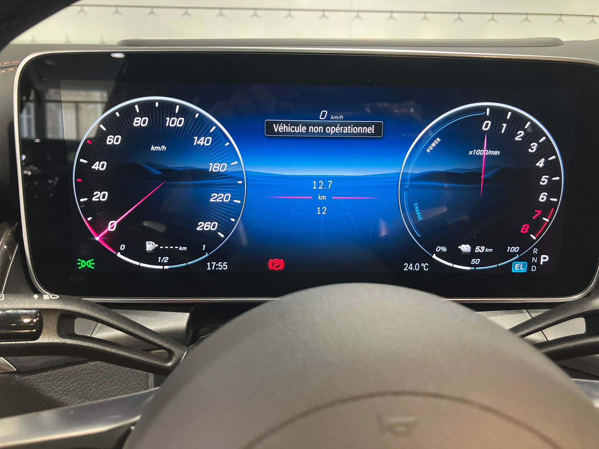 Mercedes-Benz GLC Coupe 300 e Hybrid EQ 4Matic AMG Line + — Bloc compteur