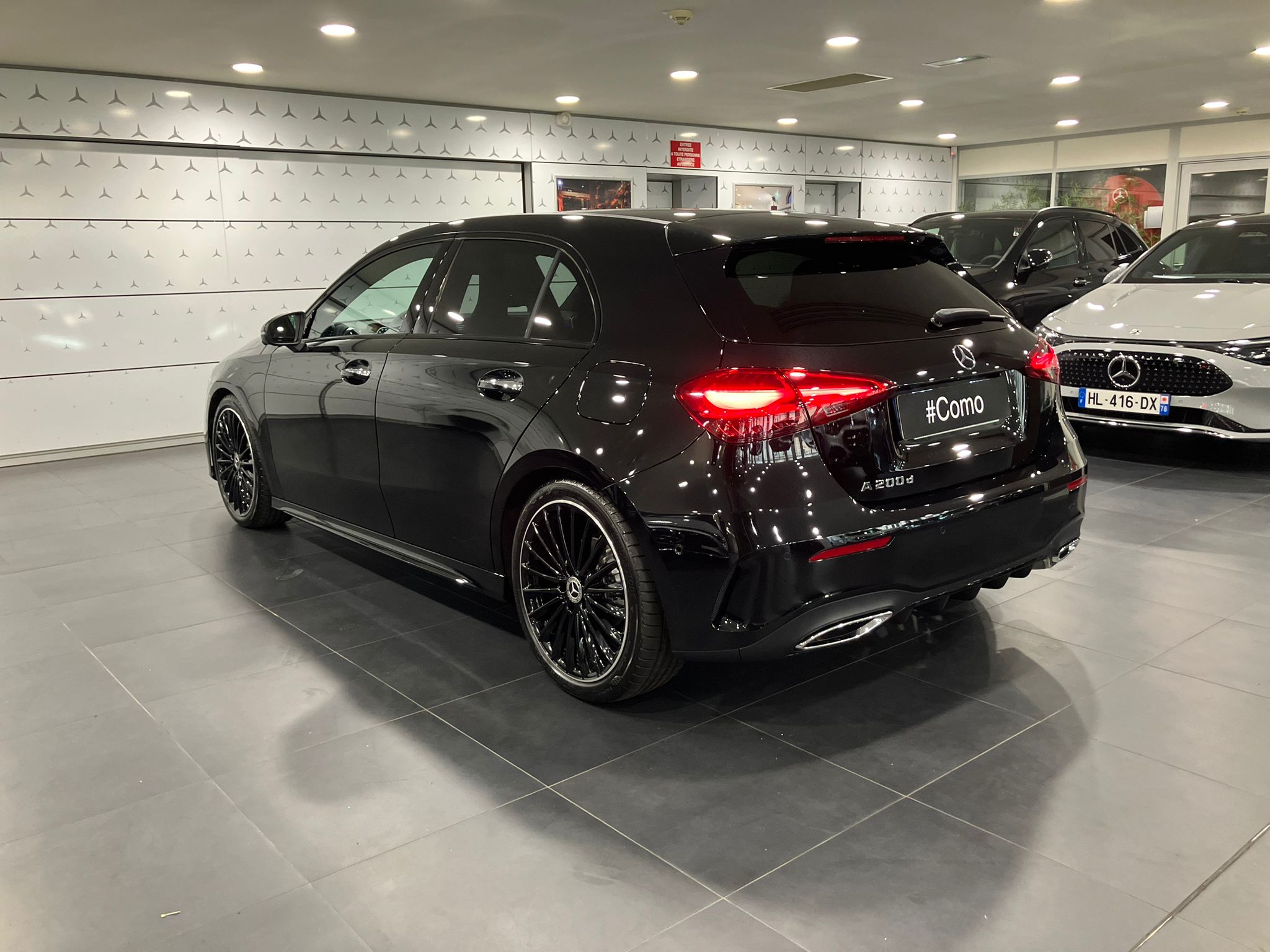 Mercedes-Benz Classe A 200 d AMG Line — 3/4 arrière gauche