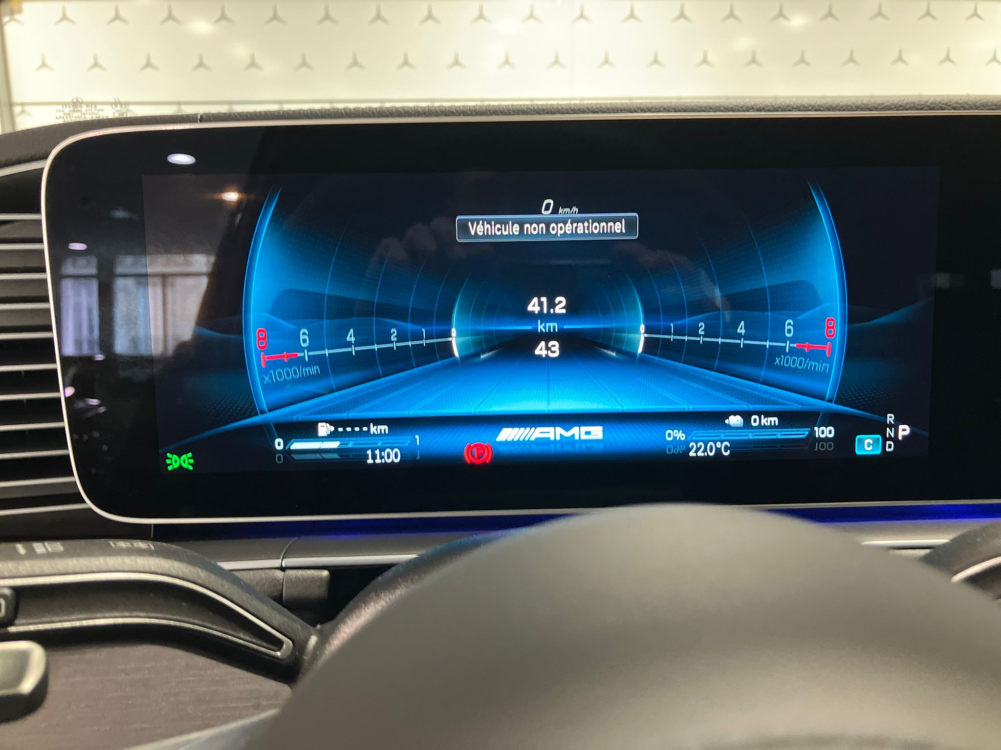 Mercedes-Benz GLE 53 Hybride AMG 9G-SPEEDSHIFT AMG 4Matic+ — Bloc compteur