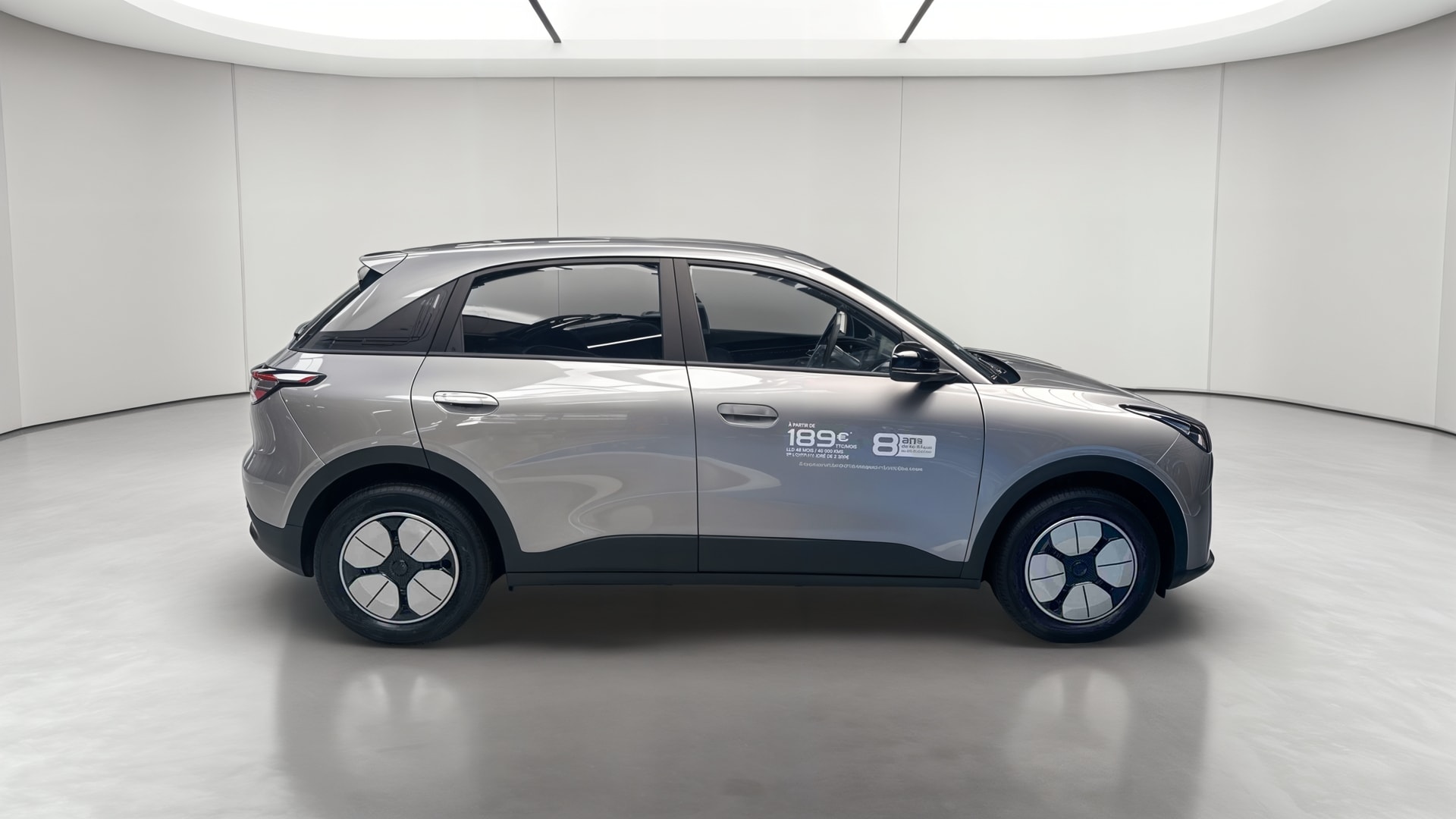 Geely E2 Pro — Profil droit