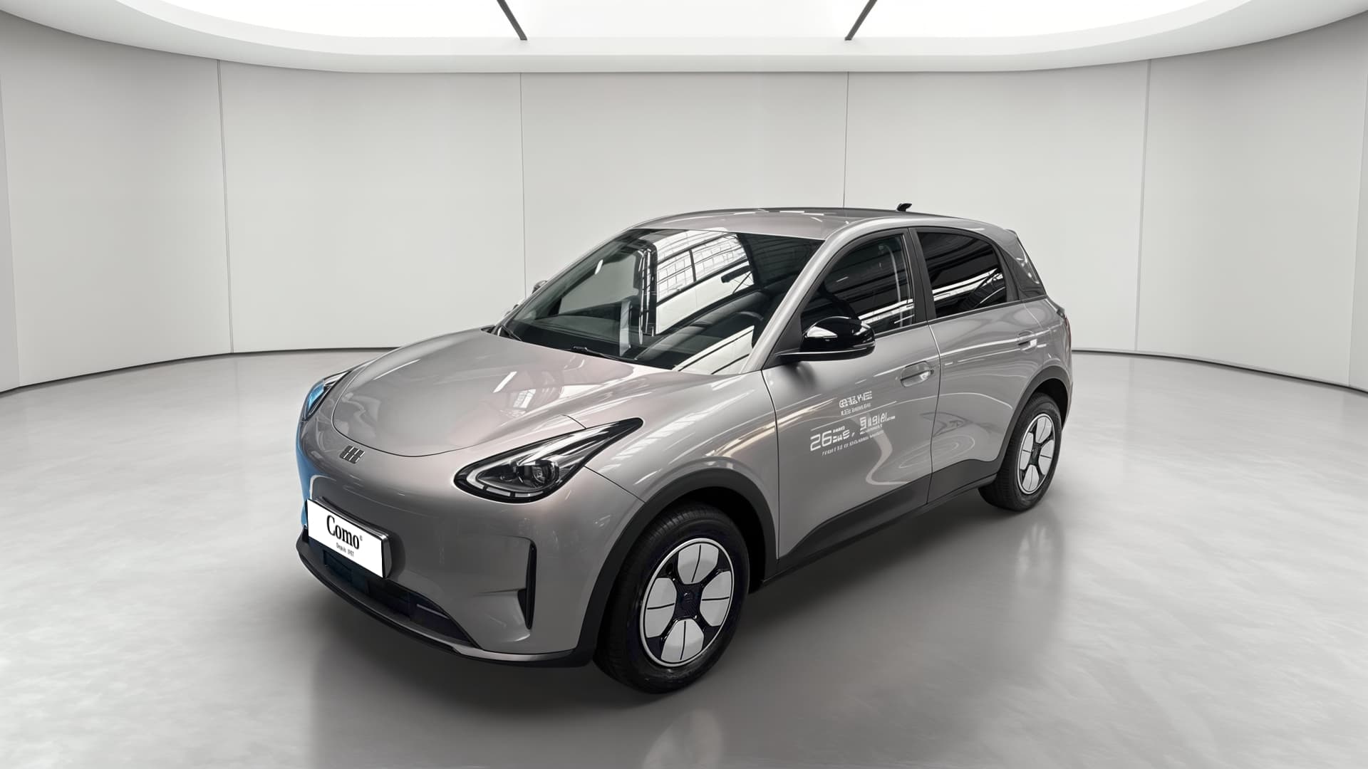 Geely E2 Pro — 3/4 avant gauche