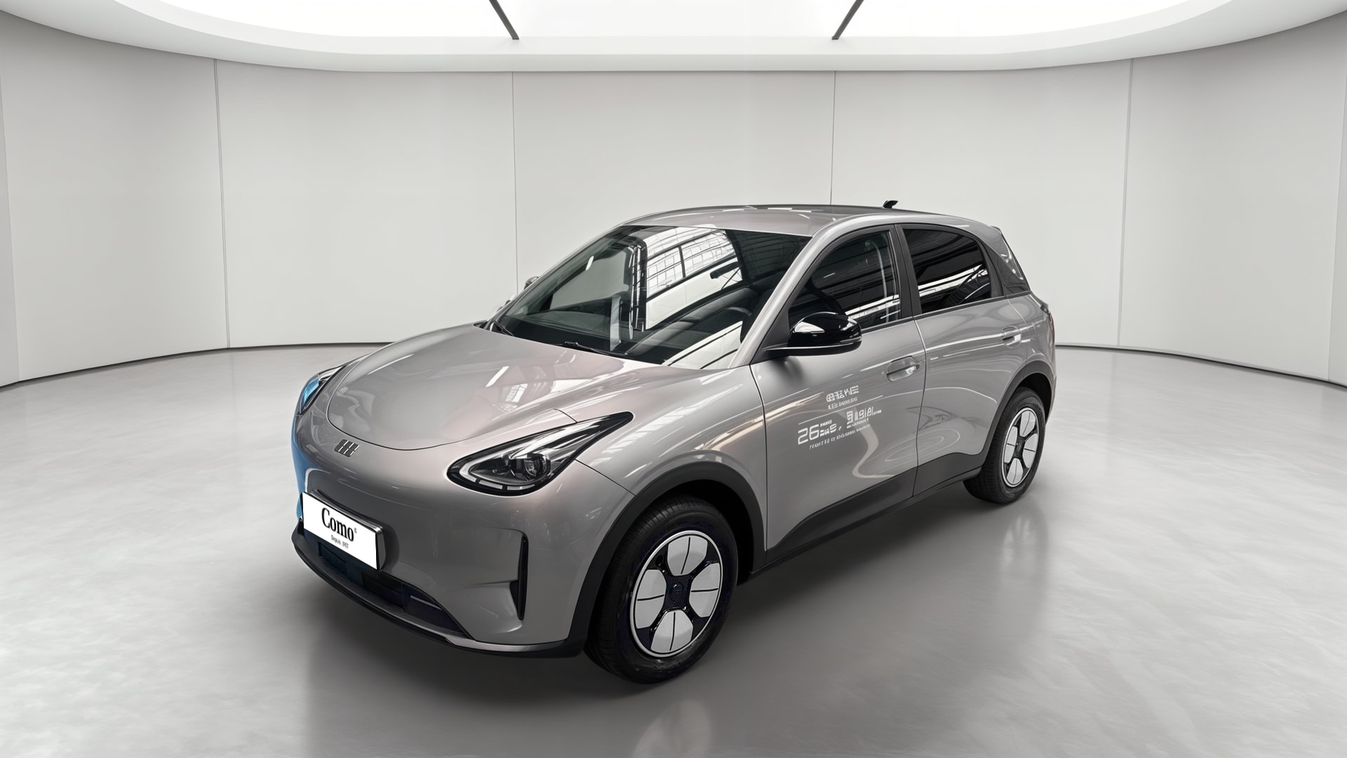 Geely E2 Pro — 3/4 avant gauche