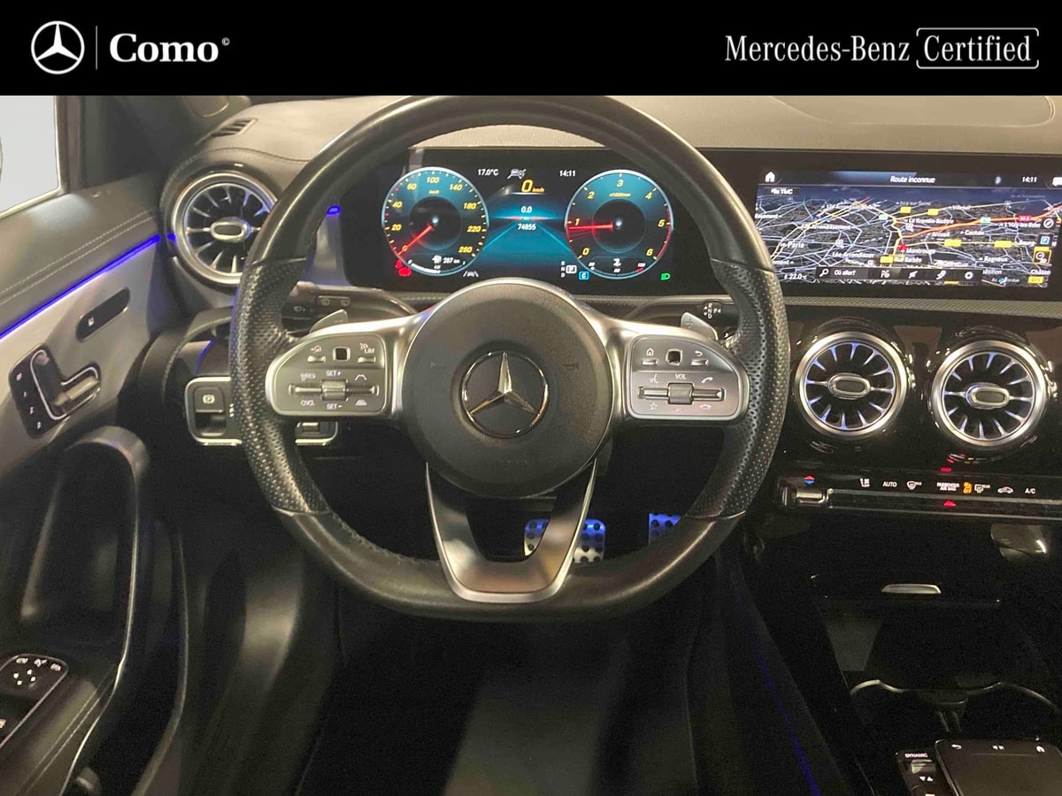 Mercedes-Benz Classe A 180 d 7G-DCT AMG Line — Poste de pilotage