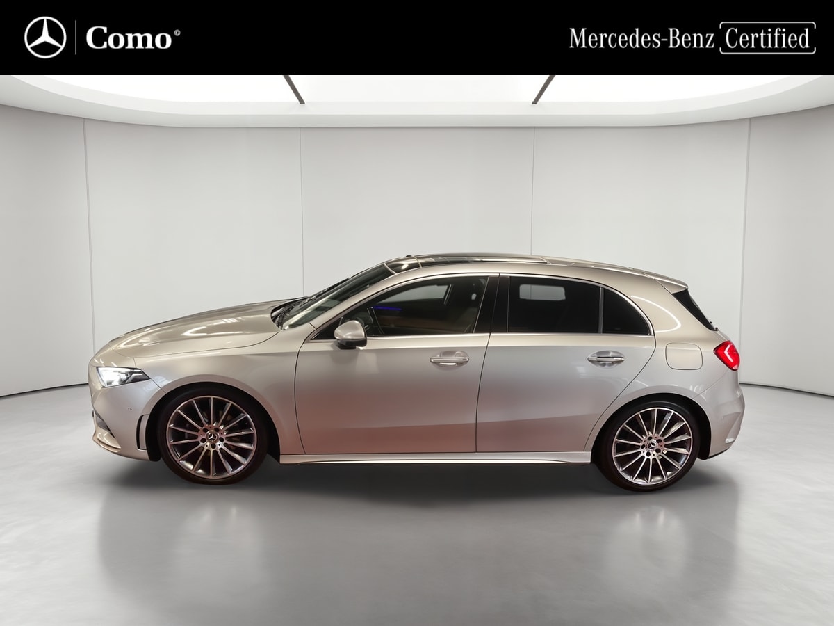 Mercedes-Benz Classe A 180 d 7G-DCT AMG Line — Profil gauche