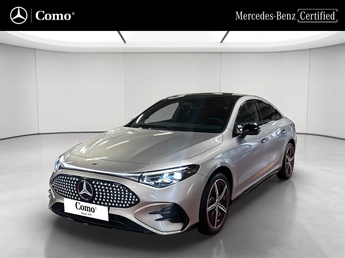 Mercedes-Benz CLA 250+ electrique AMG Line — 3/4 avant gauche