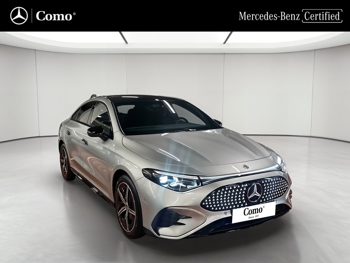 Mercedes-Benz CLA 250+ electrique AMG Line — 3/4 avant droit