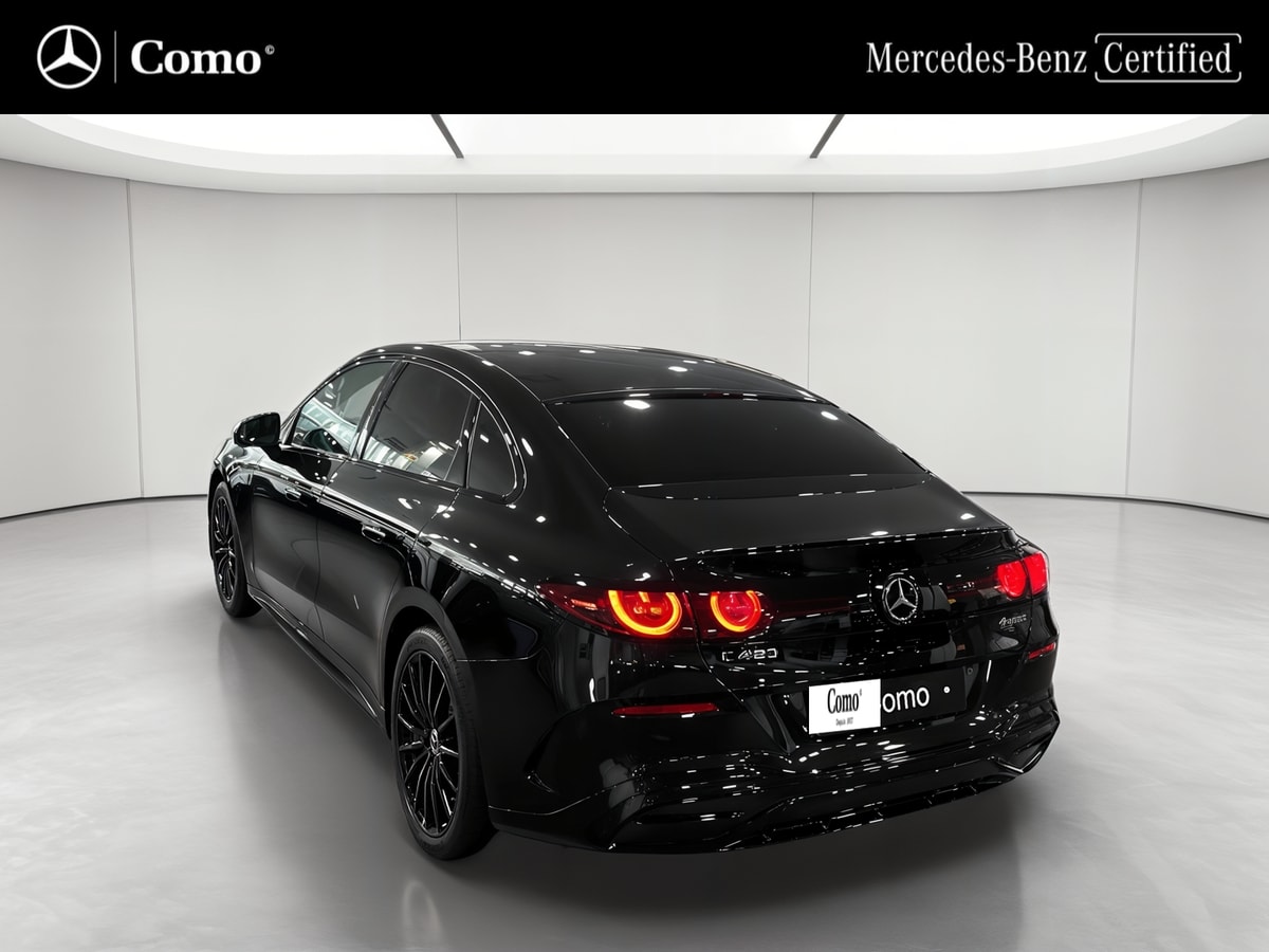 Mercedes-Benz Classe C 400 Electrique 4M AMG Line — 3/4 arrière gauche