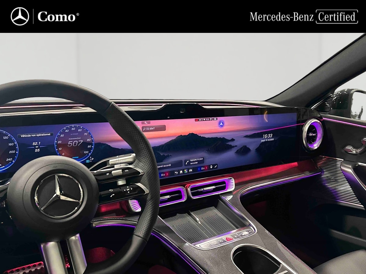 Mercedes-Benz Classe C 400 Electrique 4M AMG Line — Poste de pilotage