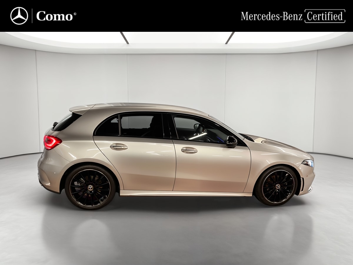 Mercedes-Benz Classe A 200 7G-DCT AMG Line — Profil droit