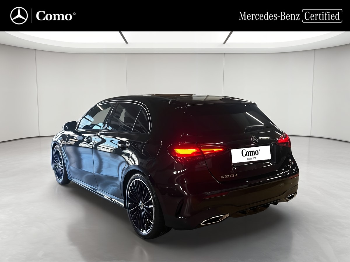 Mercedes-Benz Classe A 200 d AMG Line — 3/4 arrière gauche