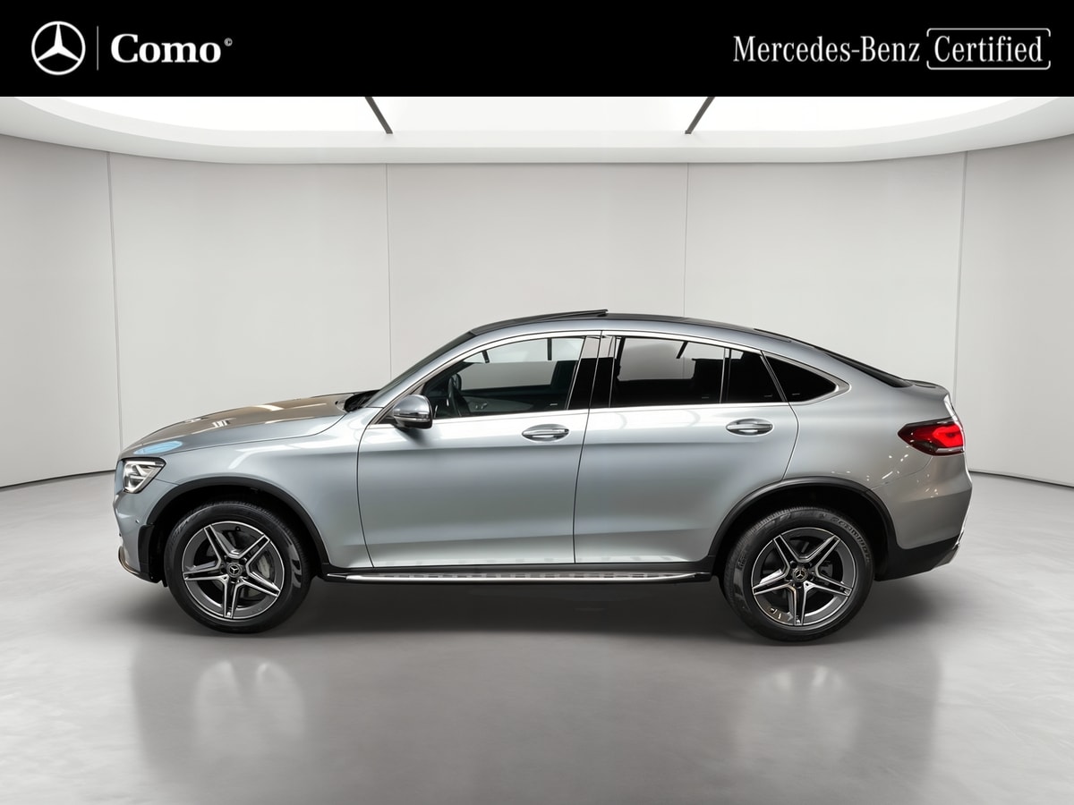Mercedes-Benz GLC Coupé 300 e 9G-Tronic 4Matic AMG Line — Profil gauche