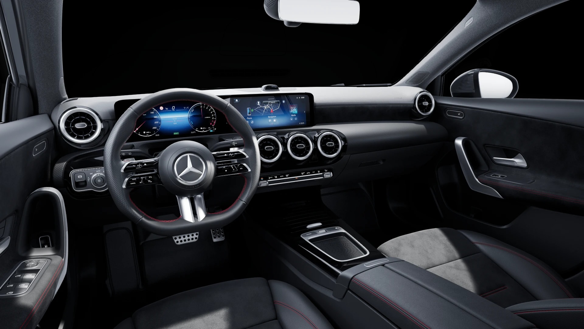 Mercedes-Benz Classe A 250 e — Intérieur — vue 1