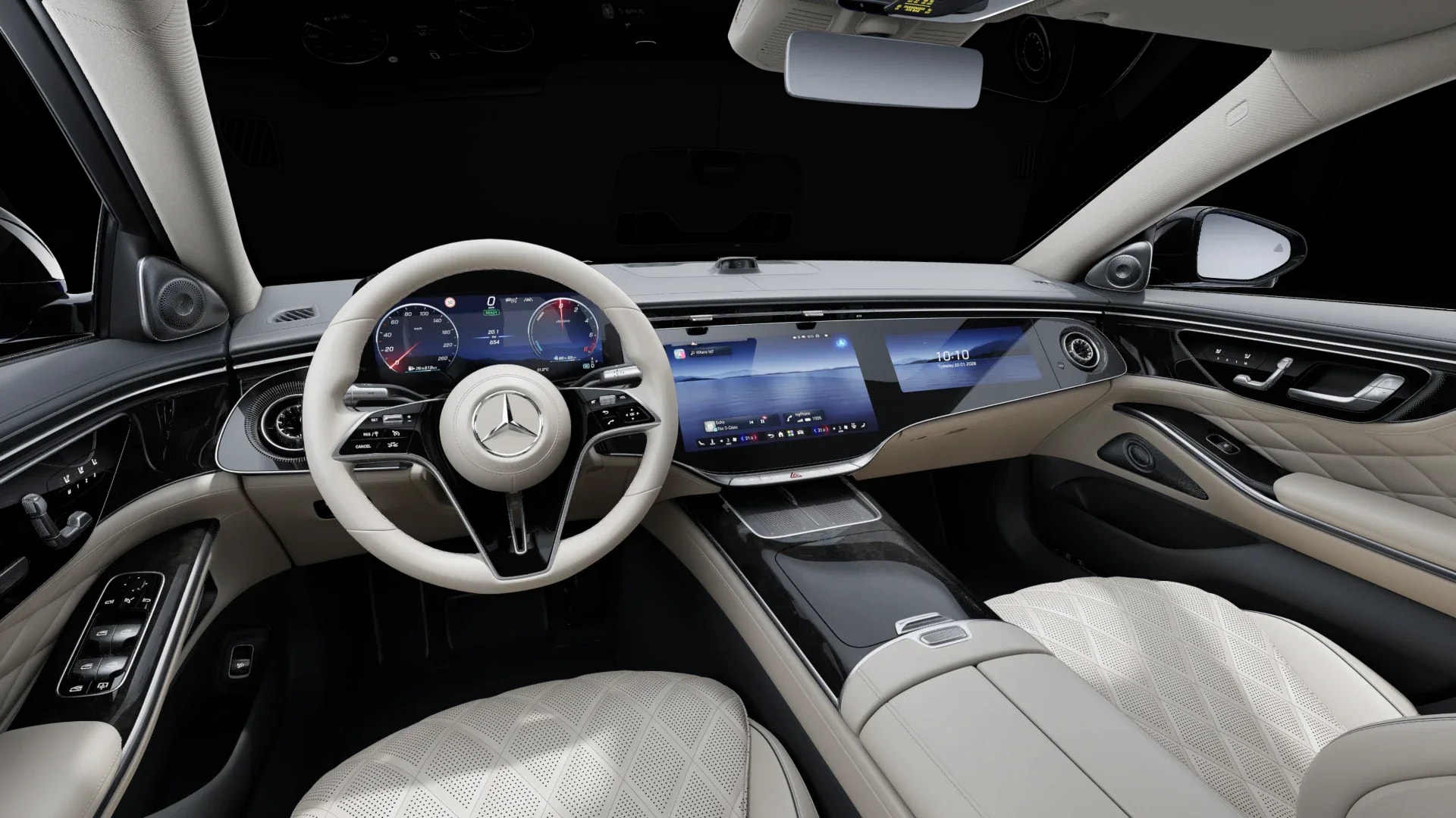 Mercedes-Benz Classe S 450 e Hybride rechargeable — Intérieur — vue 1
