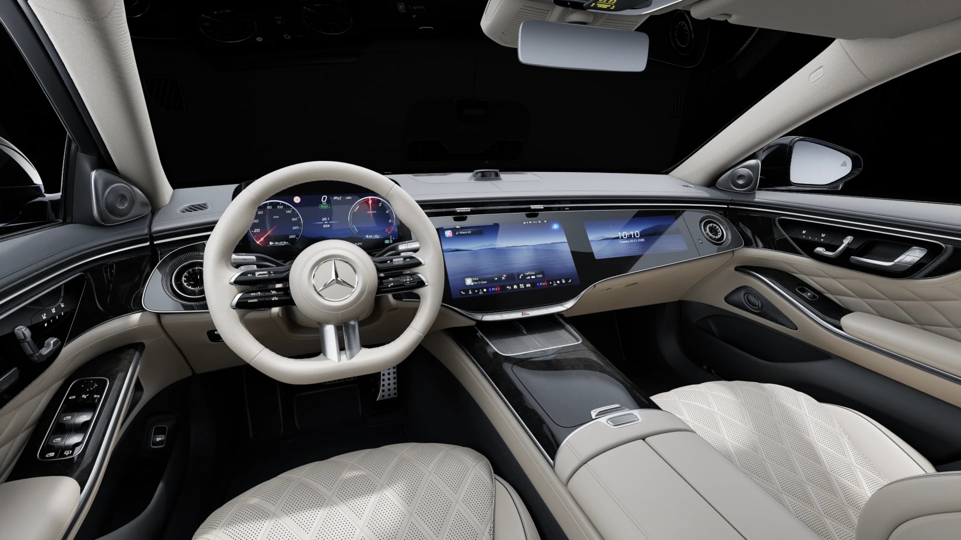 Mercedes-Benz Classe S 450 e Hybride rechargeable — Intérieur — vue 1