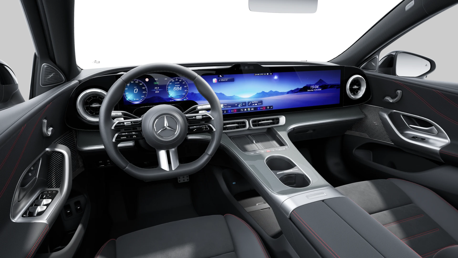 Mercedes-Benz C 400 4MATIC electric — Intérieur — vue 1