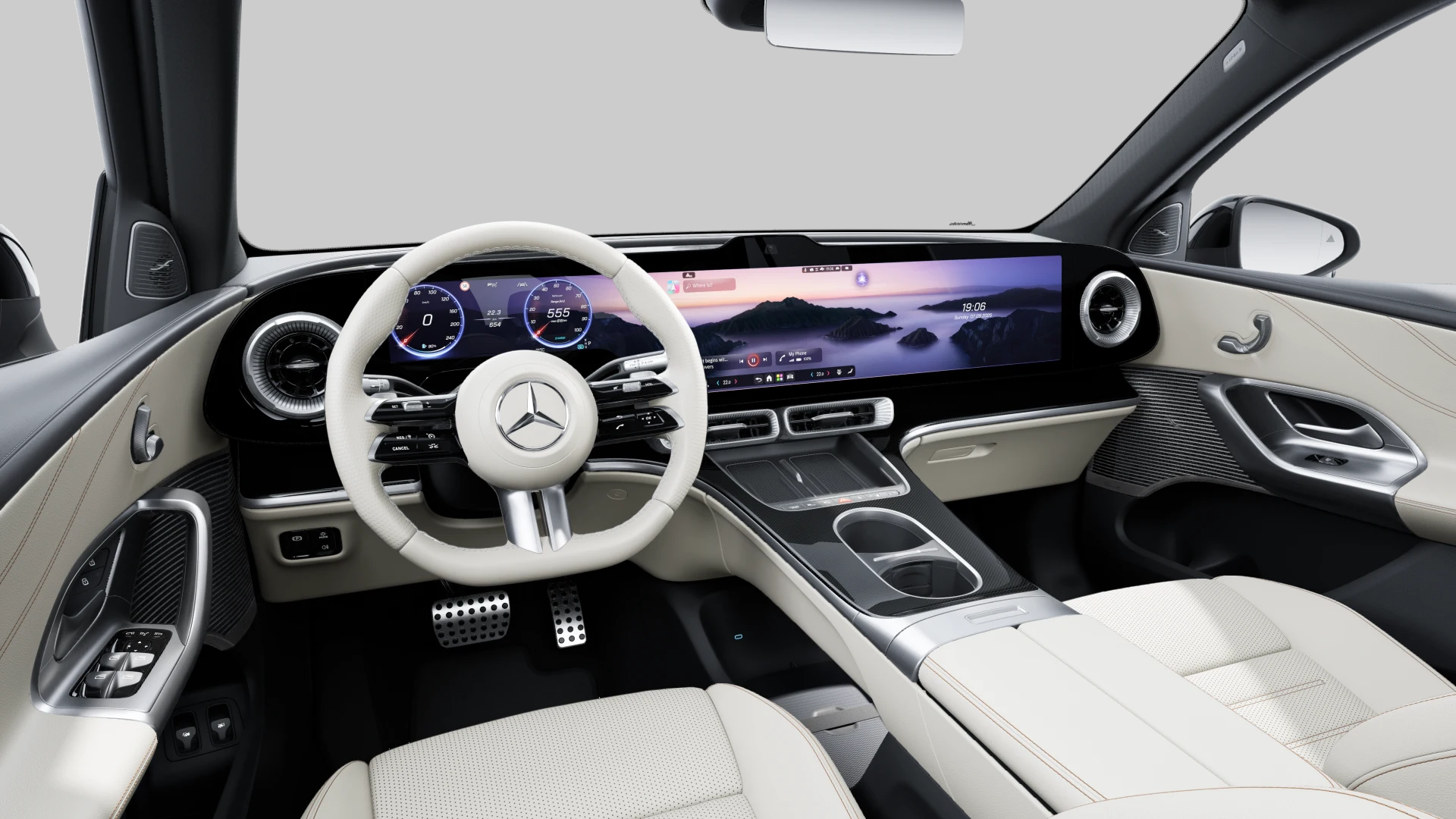 Mercedes-Benz GLC 250 électrique AMG Line — Intérieur — vue 1
