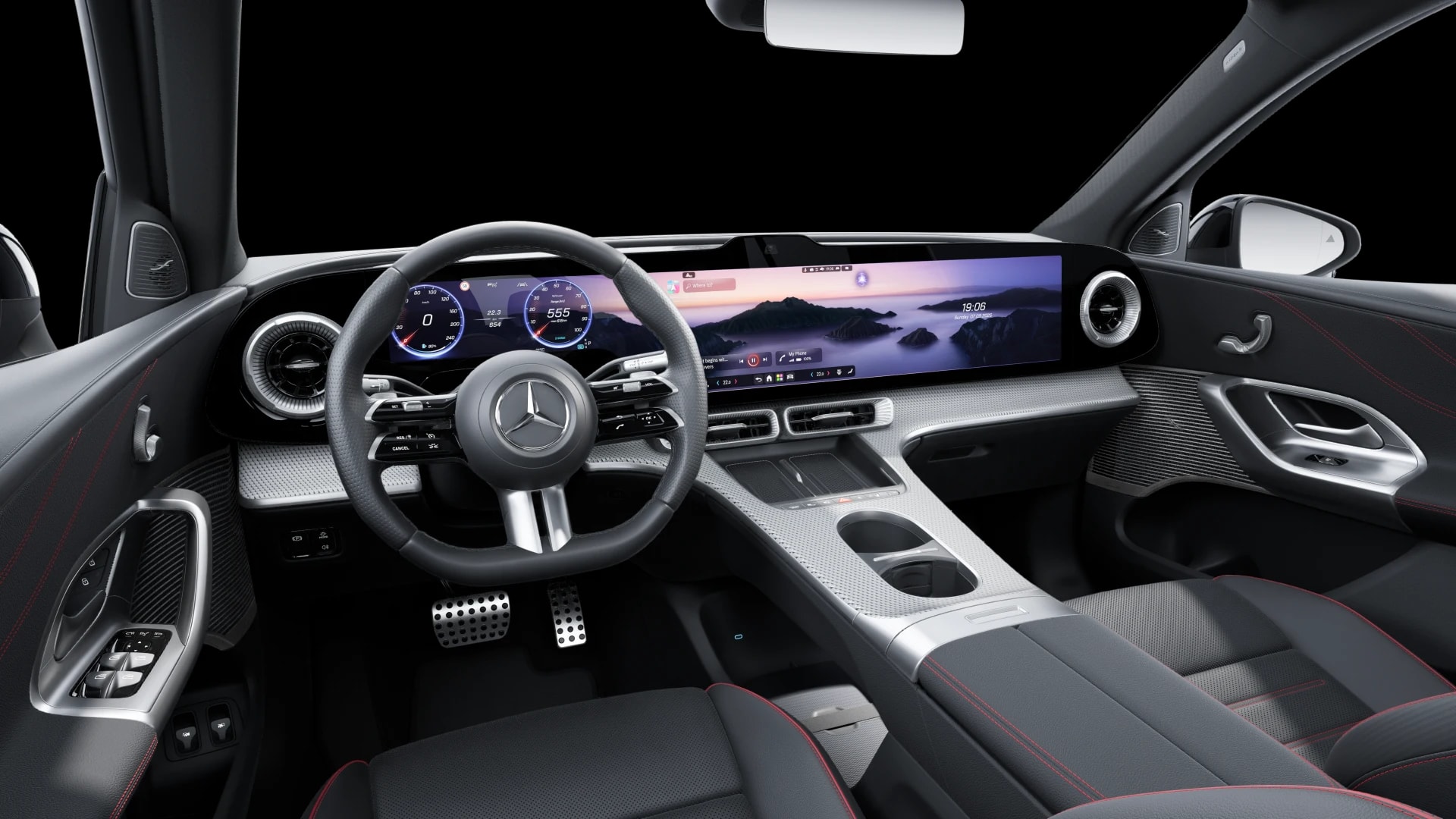 Mercedes-Benz GLC 250 électrique AMG Line — Intérieur — vue 1