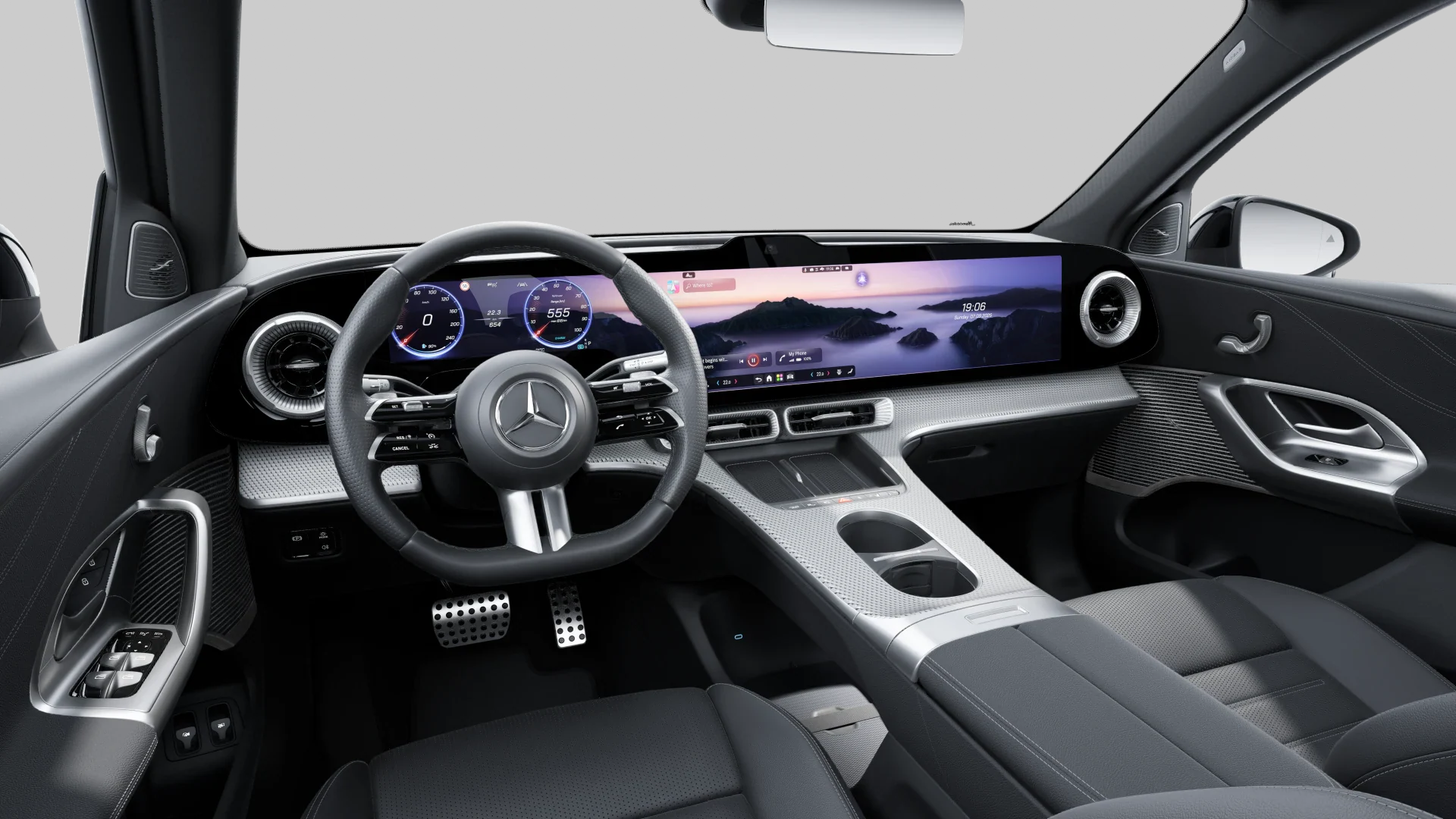 Mercedes-Benz GLC 250 électrique AMG Line — Intérieur — vue 1